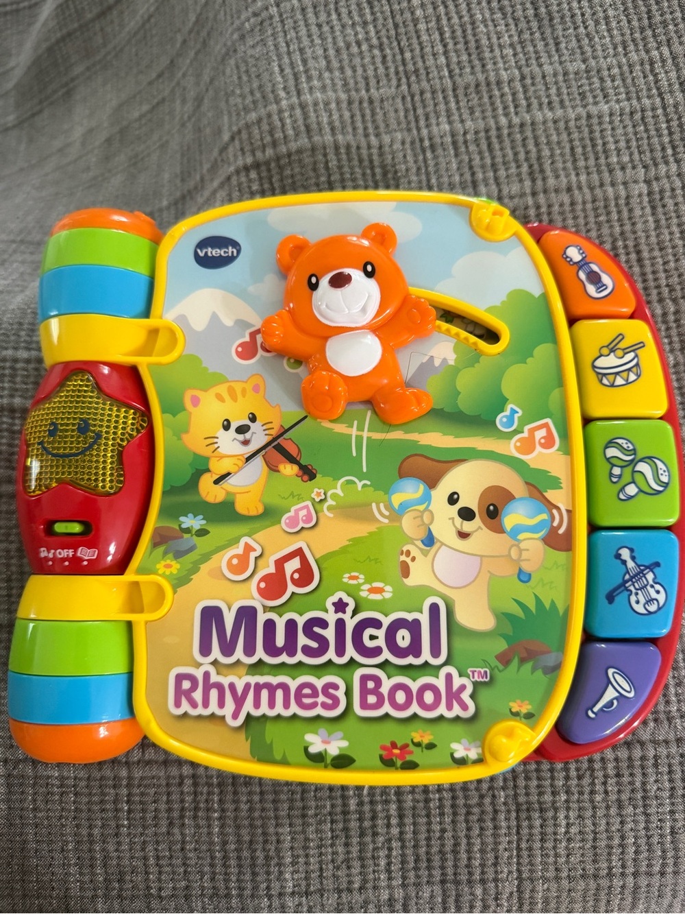 Vtech 6 Musical Rhymes Book - Bright Multicolor Interactive Toy